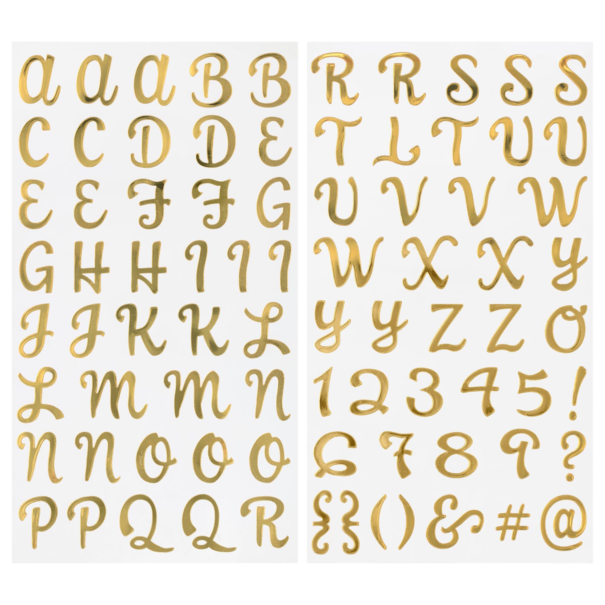 Gold Foil Alphabet Stickers by Recollections™